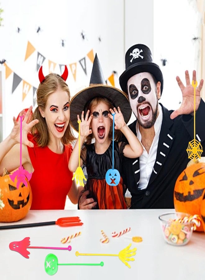 Chambom 40 PCS Halloween Sticky Hands - Party Favors for Kids, Sticky Stretchy Toys for Halloween Goodie Bags, Treasure Box Fillers, Exchange Classroom Prizes for Boys Girls, Party Supplies - Image 2